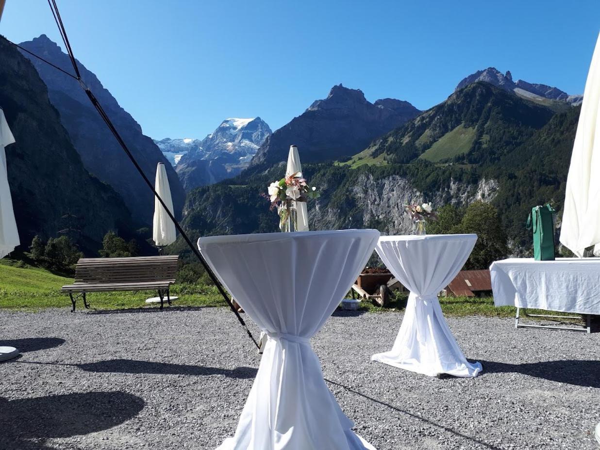 Отель Berggasthaus Obbort Linthal Экстерьер фото